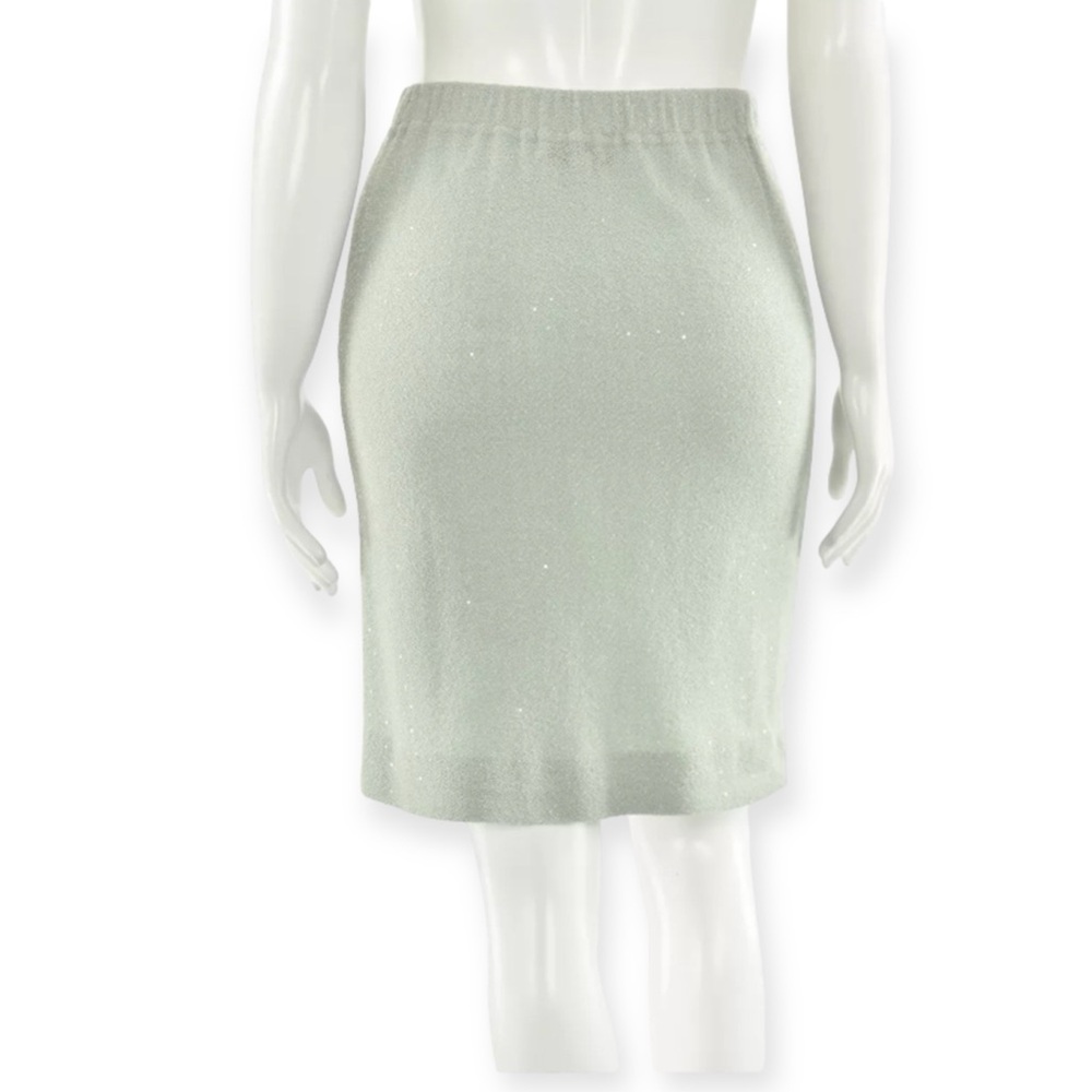 ST. JOHN COLLECTION By Marie Gray Santana Knit Skirt Size 6 Wool Pastel Color - Picture 4 of 16
